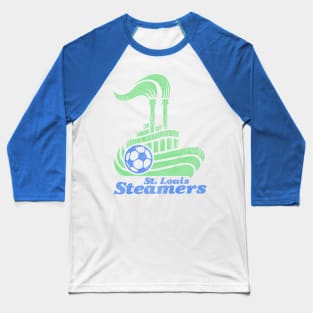 St Louis Steamers Vintage 80s Defunct Soccer Team Baseball T-Shirt